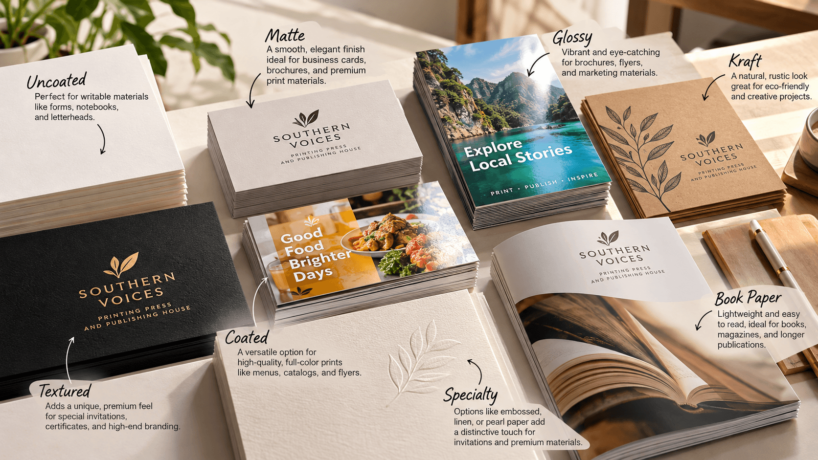 A Guide to Paper Stocks: How to Choose the Right Paper for Your Printing Project